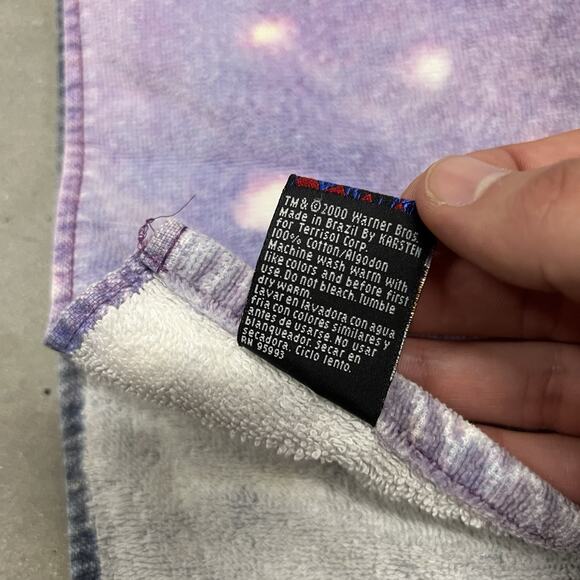 Rare Vintage Harry Potter Sorcerer’s Stone Towel 2000 Harry Hagrid Flying 27x53 - Picture 4 of 7